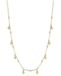 Ember Fine Jewelry - 14K Ball Charm Necklace - Lyst