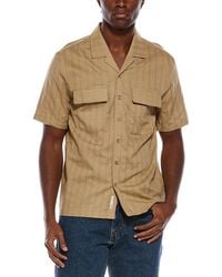 Onia - Linen-Blend Utility Shirt - Lyst