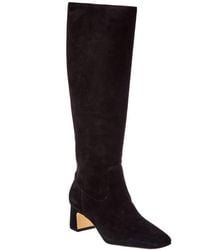 Stuart Weitzman - Simona Zip Suede Knee-High Boot - Lyst