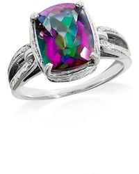 TIRAMISU - 3.82 Ct. Tw. Mystic Quartz Solitaire Ring - Lyst