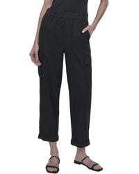 DKNY - Midrise Pant With Elastic Waistband - Lyst