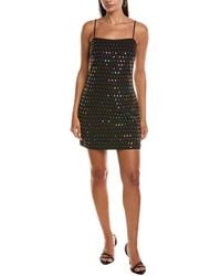 MILLY - Colette Sequins Beaded Mini Dress - Lyst