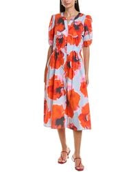 Hutch - Anett Midi Dress - Lyst