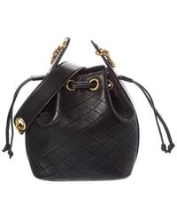 Saint Laurent - Joe Mini Quilted Leather Bucket Bag - Lyst