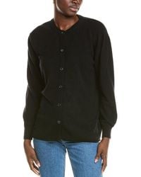 Brodie Cashmere - Wool & Cashmere-Blend Oversized Cardigan - Lyst