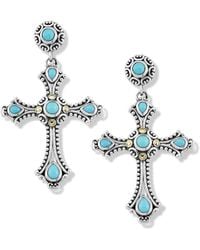 Samuel B. - 18K 0.85 Ct. Tw. Sleeping Beauty Earrings - Lyst
