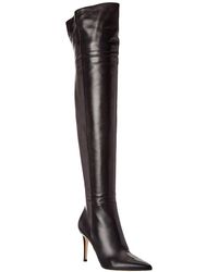 Gianvito Rossi - Bea Cuissard 85 Leather Thigh-High Boot - Lyst