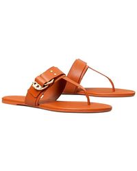 Tory Burch - Selby Leather Sandal - Lyst