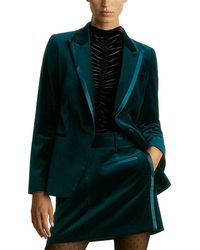 Reiss - Parisa Velvet Blazer - Lyst