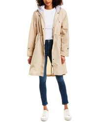 Barbour Harper Showerproof Long Rain Jacket - Brown