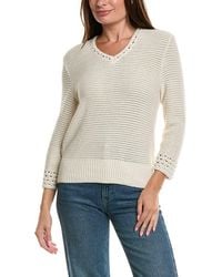 NIC+ZOE - Edged Pop Stitch Sweater - Lyst