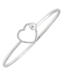 Diamond Select Cuts - 0.05 Ct. Tw. Diamond Bangle Bracelet - Lyst