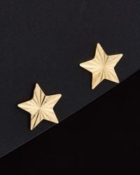Italian Gold - 14k Star Studs - Lyst