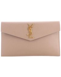 Saint Laurent - Leather Uptown Pouch (Authentic Pre-Loved) - Lyst