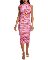 Alexia Admor - Khloe Midi Sheath Dress - Lyst