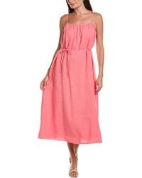 Bella Dahl - Linen Shirred Cami Midi Dress - Lyst