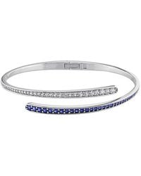 Rina Limor - 1.66 Ct. Tw. Lab-Grown Created Sapphire #33, Created Sapphire, Created Sapphire Wrap Bangle B - Lyst