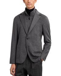 Reiss - Patch Notch Gilet I Wool-Blend Formal Jacket - Lyst