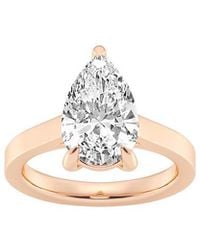 Lab Grown Diamonds - 14K 3.00 Ct. Tw. Lab-Grown Diamond Solitaire Engagement Ring - Lyst