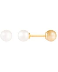 Splendid - 14k 4-5mm Pearl Earrings - Lyst