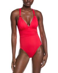 Tommy Bahama - Pearl Novelty V-Neck One-Piece - Lyst