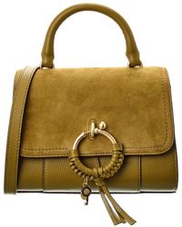 See By Chloé - Joan Ladylike Leather & Suede Satchel - Lyst