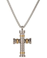 Eye Candy LA - Jordan Cross Pendant Drop Bracelet - Lyst