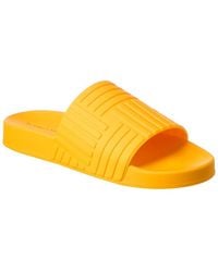 Bottega Veneta - Slider Rubber Slide - Lyst
