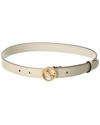 Gucci - Blondie Thin Leather Belt - Lyst