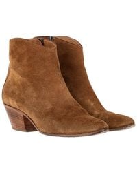 Isabel Marant - Suede Dacken Bootie (Authentic Pre-Loved) - Lyst