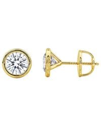 Lab Grown Diamonds - 14K 3.00 Ct. Tw. Lab-Grown Diamond Earrings - Lyst