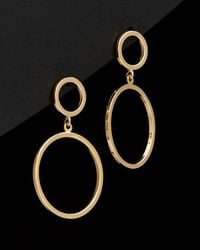 Italian Gold - 14k Graduated Circles Drop Earrings - Lyst