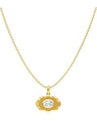 Lab Grown Diamonds - 18K Over 1.00 Ct. Tw. Lab-Grown Diamond Necklace - Lyst