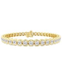 Lab Grown Diamonds - 14K 10.01 Ct. Tw. Lab Grown Diamond Bracelet - Lyst