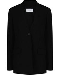 Ferragamo - Single-Breasted Wool Blazer - Lyst