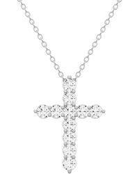 Lab Grown Diamonds - 14K 4.00 Ct. Tw. Lab-Grown Diamond Necklace - Lyst