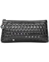 Chanel - Limited Edition Lambskin Leather Limited Edition Metiers De Arts Keyboard Clutch (Authentic Pre-Owned) - Lyst