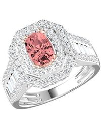 Lab Grown Diamonds - 14K 2.25 Ct. Tw. Lab-Grown Diamond Halo Engagement Ring - Lyst