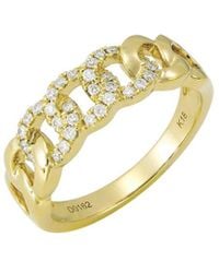 Sabrina Designs - 18k 0.16 Ct. Tw. Diamond Link Ring - Lyst
