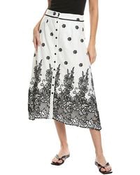 Allison - Farrah Midi Skirt - Lyst