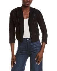 Anne Klein - Sheer Stripe Shrug - Lyst