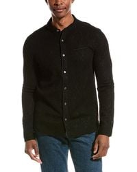 John Varvatos - Glenn Regular Fit Wool-Blend Shirt - Lyst