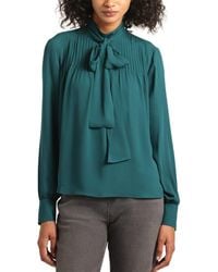 10 Crosby Derek Lam - Valentine Neck Tie Blouse - Lyst