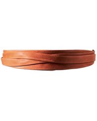 Ada - Midi Wrap Leather Belt - Lyst