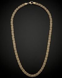Italian Gold - 14k Byzantine Necklace - Lyst