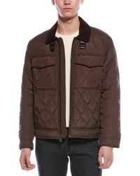 Cole Haan - Diamond Quilt Short Jacket - Lyst
