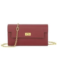 Tiffany & Fred Paris - Saffiano Leather Convertible Wallet/Clutch - Lyst