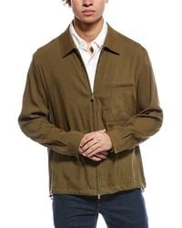 BOSS - Carper Zip Linen-Blend Jacket - Lyst