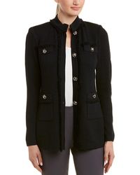 St. John Wool-blend Jacket - Black