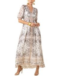 Hale Bob - Silk-Blend Lilian Midi Dress - Lyst